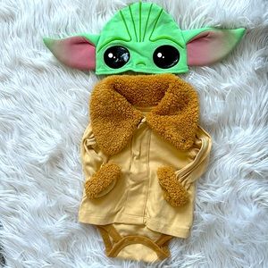 Baby Yoda 3-6 mo Halloween Costume